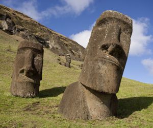 Moai at Rano Raraku, Easter Island