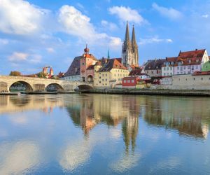Regensburg Cathedral and the Old Stone Bridge
