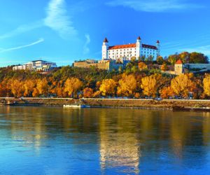 Bratislava Castle, Parliament and Danube River, Bratislava