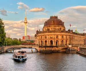 Museum Island on Spree River