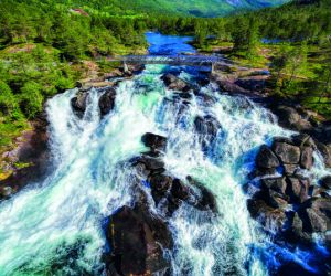 Likholefossen waterfall