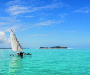 Dhow near Zanzibar