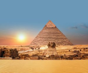 Pyramid and Sphinx