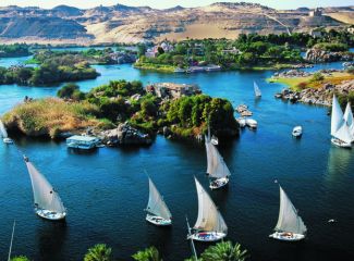 Feluccas on the Nile