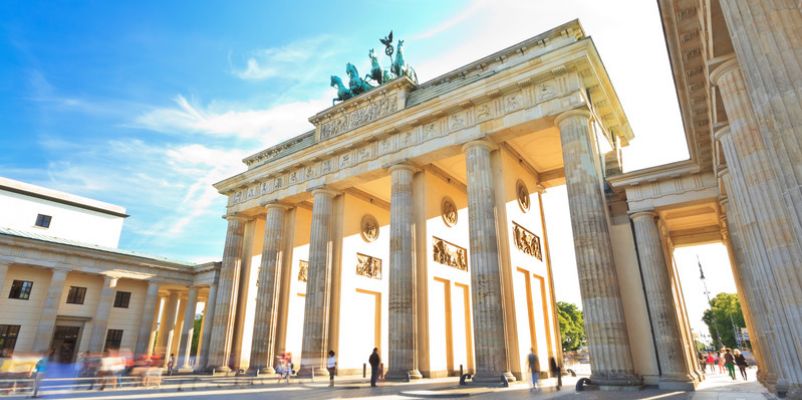 Berlin’s imposing Brandenburg Gate