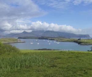 View from Canna to Rum