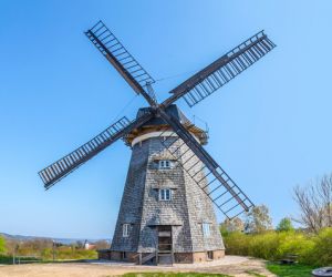Dutch windmill on the island of Usedom