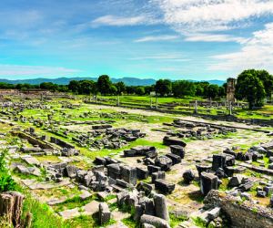 Ruins of the ancient city of Philippi