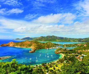 View of English Harbour, Antigua from Shirley Heights